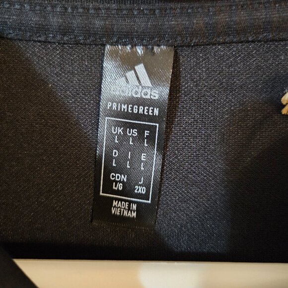 Adidas Men's Primegreen Striped Polo Shirt - Size L - Picture 5 of 6